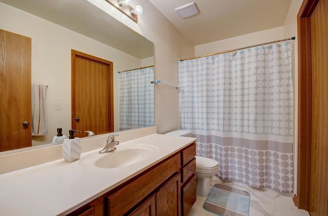 14005 Danbury Dr, Plainfield, IL 60544 - bathroom featuring vanity and curtained shower