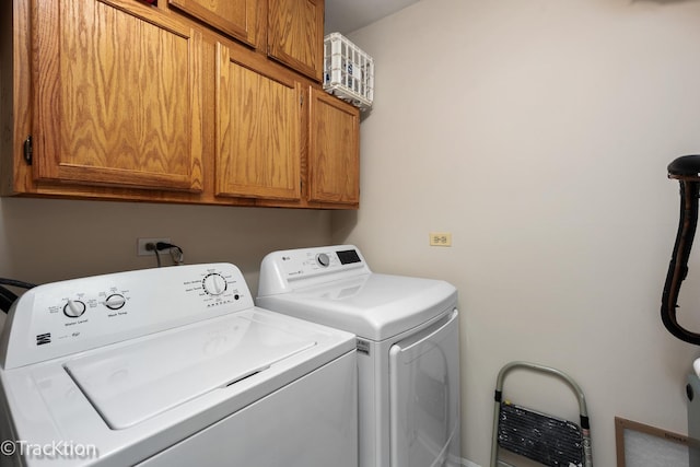 1312 Shawford Way Unit 1312, Elgin, IL 60120 - laundry room featuring cabinet space and separate washer and dryer