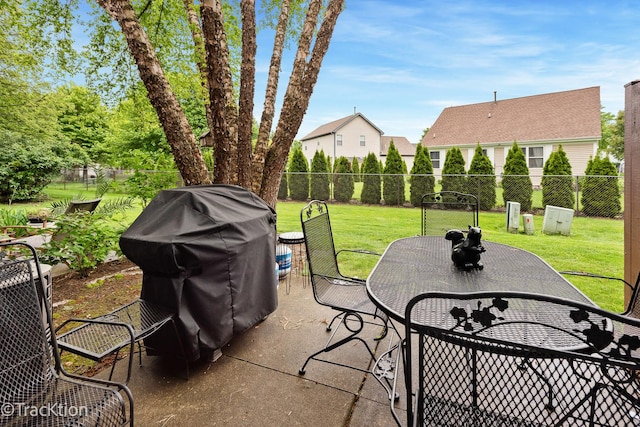 1312 Shawford Way Unit 1312, Elgin, IL 60120 - view of patio / terrace with outdoor dining area and a grill