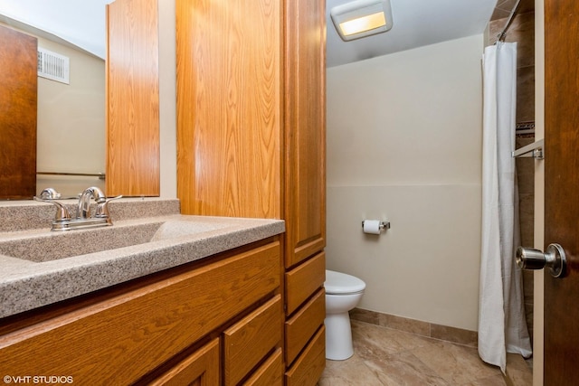 408 S Cedar Rd, New Lenox, IL 60451 - full bath with vanity, tile patterned floors, and curtained shower