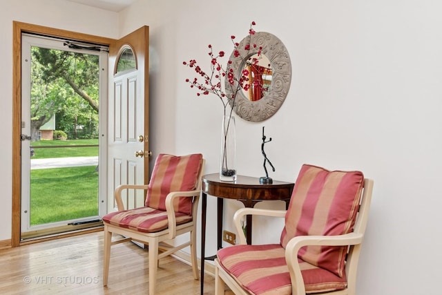 735 Rolling Dr, Lisle, IL 60532 - sitting room with wood finished floors