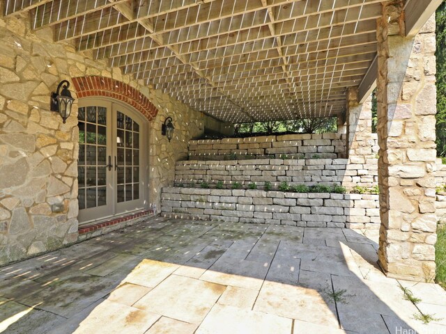273 Donlea Rd, Barrington Hills, IL 60010 - view of patio / terrace featuring french doors