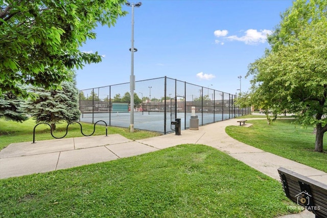 1176 S Maple Ave, Oak Park, IL 60304 - view of tennis court