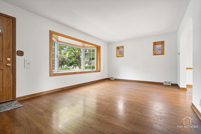 1176 S Maple Ave, Oak Park, IL 60304 - spare room with wood finished floors and baseboards