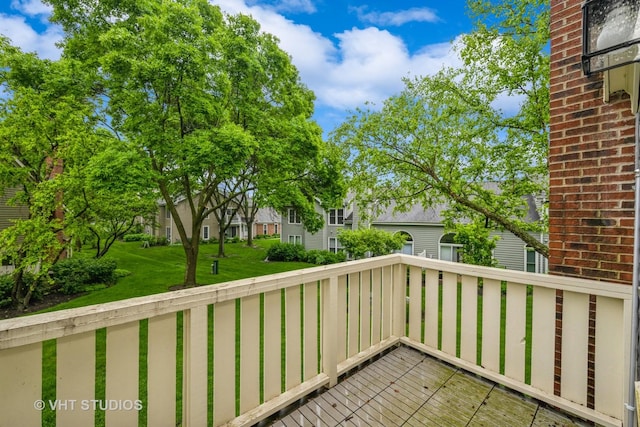 1949 N Charter Point Dr Unit 0, Arlington Heights, IL 60004 - balcony featuring a residential view