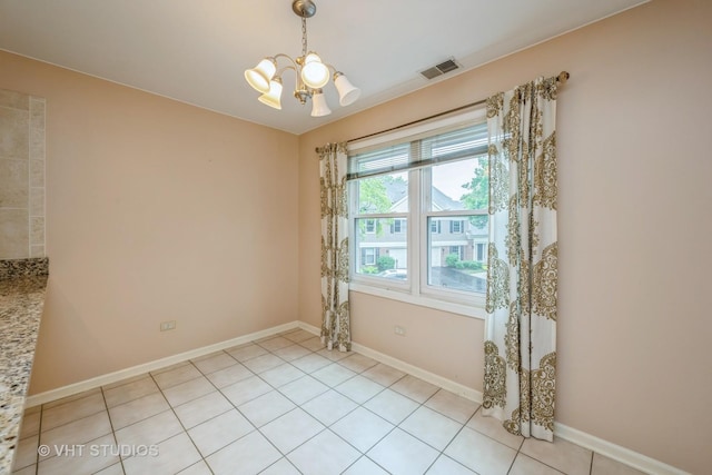 1949 N Charter Point Dr Unit 0, Arlington Heights, IL 60004 - spare room with a chandelier and baseboards