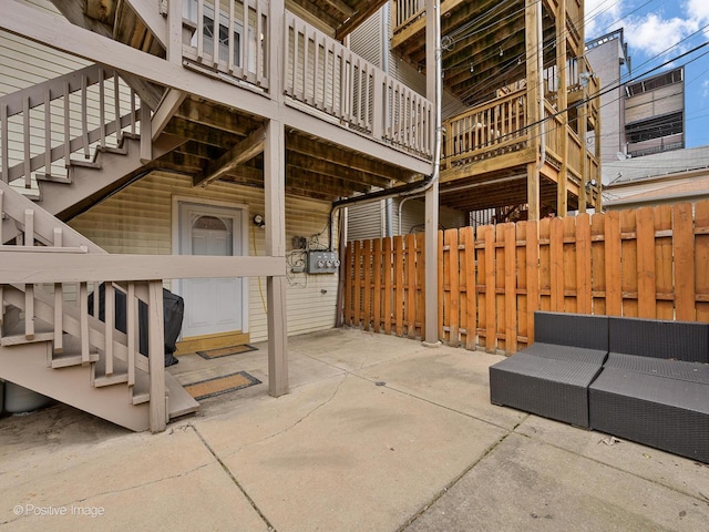 2023 W Armitage Ave, Chicago, IL 60647 - view of patio featuring stairs