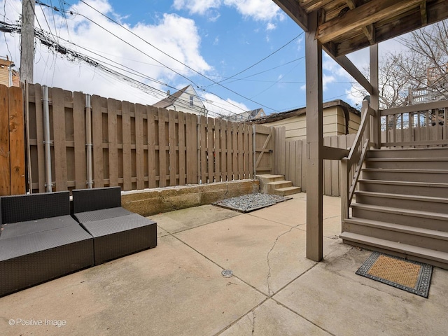 2023 W Armitage Ave, Chicago, IL 60647 - fenced backyard featuring a patio