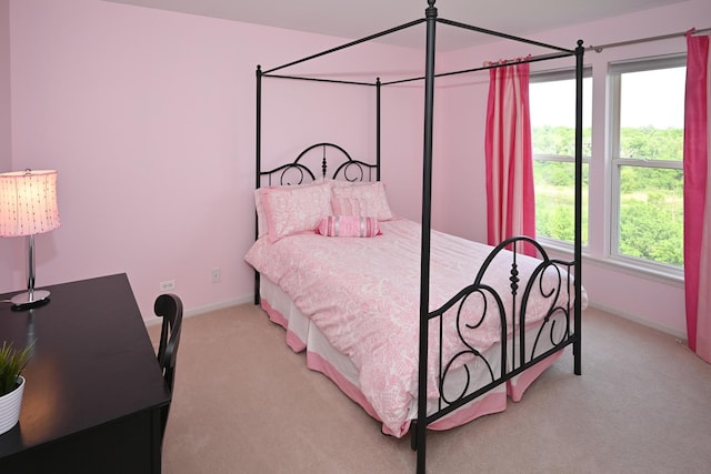 2621 Connolly Ln, West Dundee, IL 60118 - bedroom with light carpet and baseboards