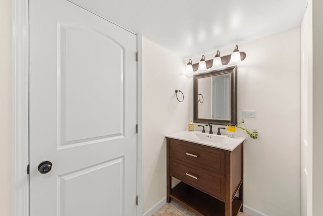 389 Pearson Cir, Naperville, IL 60563 - bathroom with vanity and baseboards