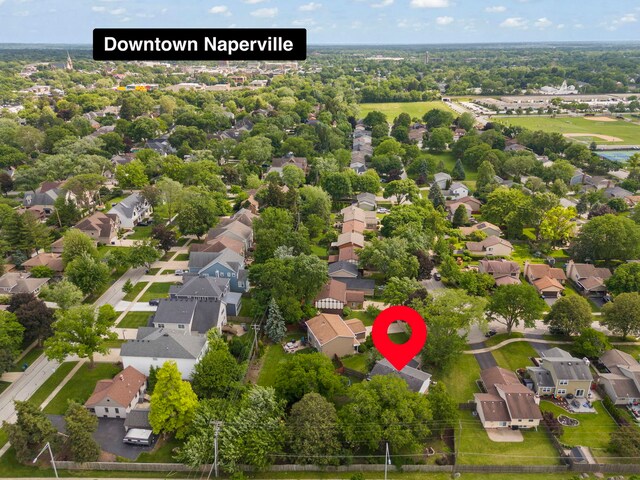 389 Pearson Cir, Naperville, IL 60563 - aerial perspective of suburban area with a tree filled landscape