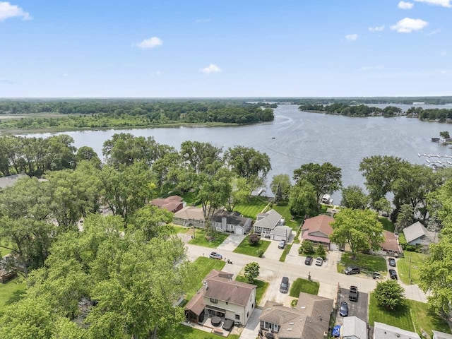 35632 N Sheridan Dr, Fox Lake, IL 60020 - view of property location with a large body of water and nearby suburban area