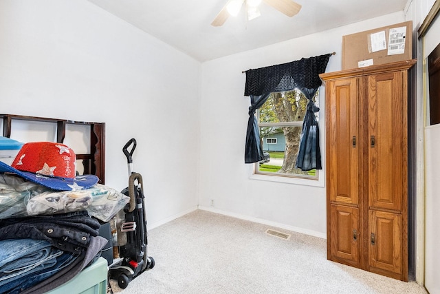 431 Montrose Dr, Romeoville, IL 60446 - bedroom with carpet, ceiling fan, and baseboards