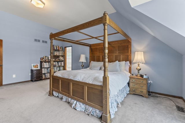 3560 Jeremy Ranch Ct, Naperville, IL 60564 - carpeted bedroom featuring vaulted ceiling