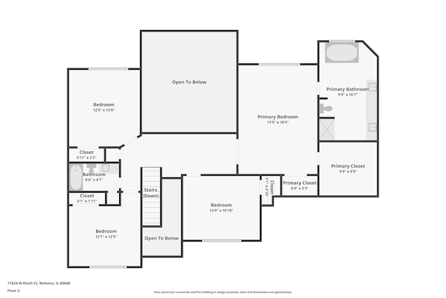 11624 Kluth Ct, Mokena, IL 60448 - view of property floor plan
