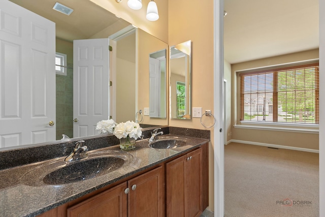 3 Joshua Ct, South Barrington, IL 60010 - full bath featuring double vanity and baseboards