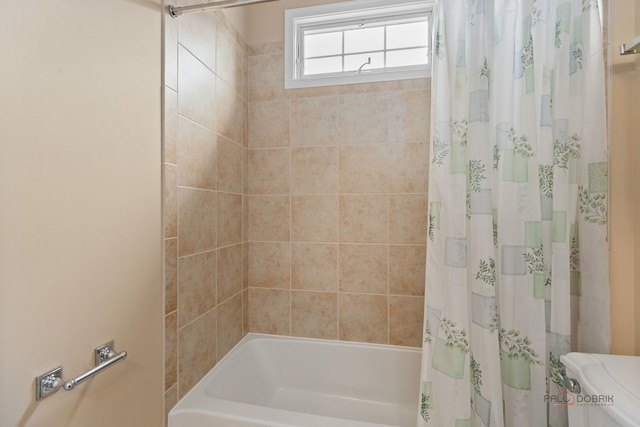 3 Joshua Ct, South Barrington, IL 60010 - full bath featuring shower / bath combination with curtain