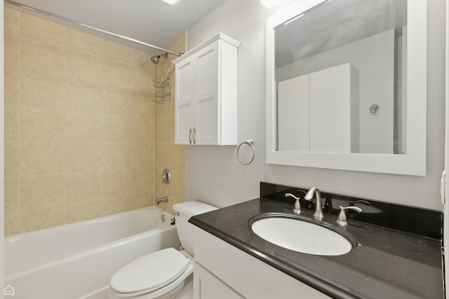 3150 N Sheffield Ave Unit 205, Chicago, IL 60657 - full bathroom featuring toilet, shower / bath combination, and vanity