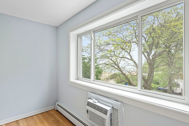 1050 W Columbia Ave Unit 3H, Chicago, IL 60626 - detailed view of wood finished floors and baseboards
