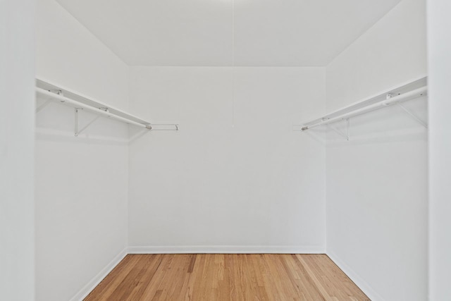 1050 W Columbia Ave Unit 3H, Chicago, IL 60626 - walk in closet featuring wood finished floors