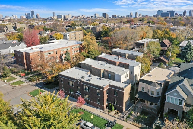 4153 N Hermitage Ave, Chicago, IL 60613 - drone / aerial view of skyline