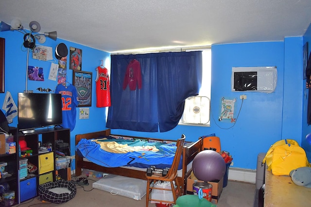 2201 S Stewart Ave Unit 5H, Lombard, IL 60148 - bedroom featuring a textured ceiling