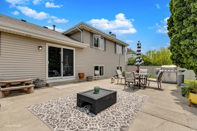 2665 Daniel Lewis Dr, New Lenox, IL 60451 - view of patio with outdoor dining area and grilling area