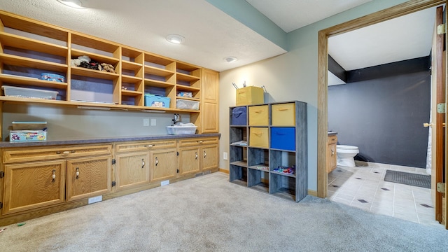 3894 E Whippoorwill Ln, Byron, IL 61010 - office featuring light carpet and baseboards
