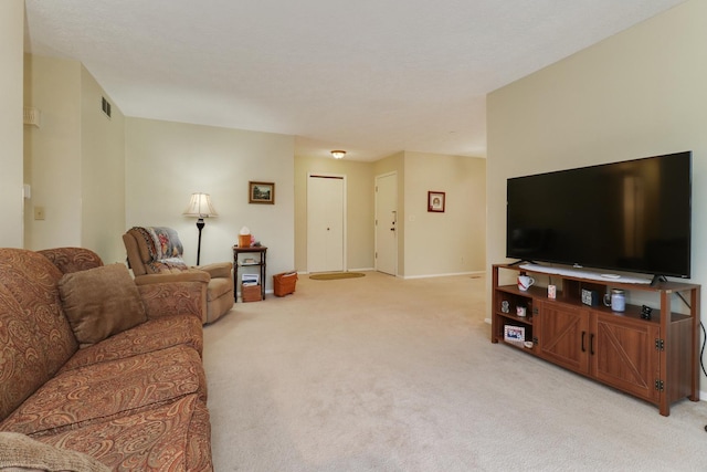 41 Brandywine Ct Unit 41, Bloomington, IL 61704 - living room with light colored carpet and baseboards