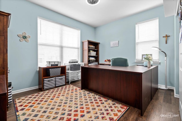 1285 Highpoint Ct, Bartlett, IL 60103 - office space with dark wood-style floors and healthy amount of natural light