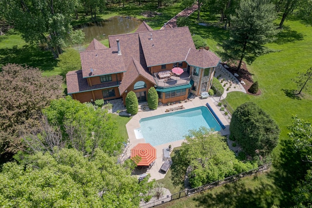 10415 Ridge Ln, Huntley, IL 60142 - view of subject property featuring a pool area
