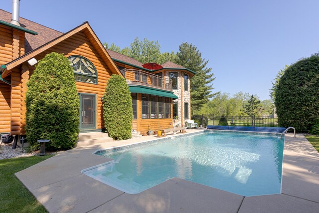 10415 Ridge Ln, Huntley, IL 60142 - view of pool featuring a patio area
