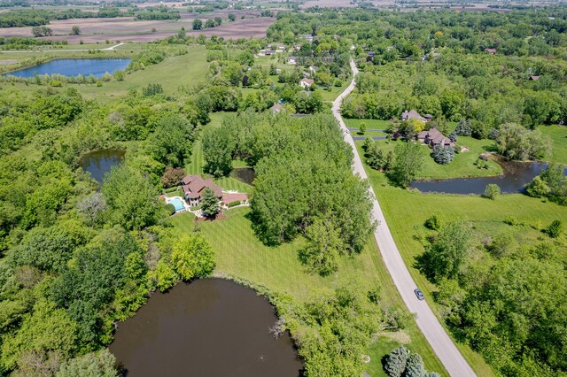10415 Ridge Ln, Huntley, IL 60142 - aerial view of a nearby body of water