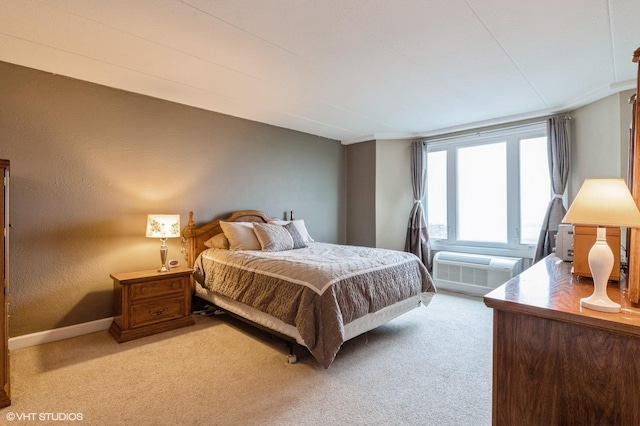 1 Renaissance Pl Unit 1018, Palatine, IL 60067 - bedroom featuring light colored carpet and a wall mounted air conditioner