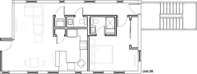 1407 N Bosworth Ave, Chicago, IL 60642 - floor plan / room layout