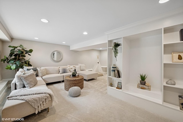 234 E Saint Charles Rd, Elmhurst, IL 60126 - carpeted living area with recessed lighting