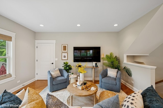 234 E Saint Charles Rd, Elmhurst, IL 60126 - living room with wood finished floors and recessed lighting