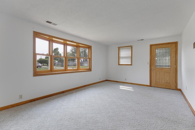 510 S Sycamore St, Genoa, IL 60135 - empty room with light colored carpet, baseboards, and a textured ceiling