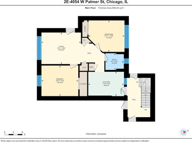 4054 W Palmer St Unit 2, Chicago, IL 60639 - home floor plan