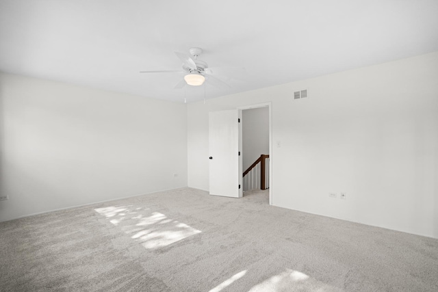 924 S May St, Chicago, IL 60607 - spare room with ceiling fan and carpet floors