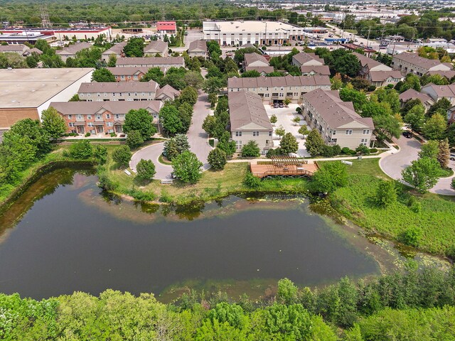 131 Bristol Ln Unit 2, Wood Dale, IL 60191 - bird's eye view of a nearby body of water