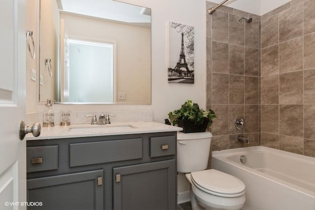 1425 N Charles Ave, Naperville, IL 60563 - full bath with toilet, vanity, and tub / shower combination