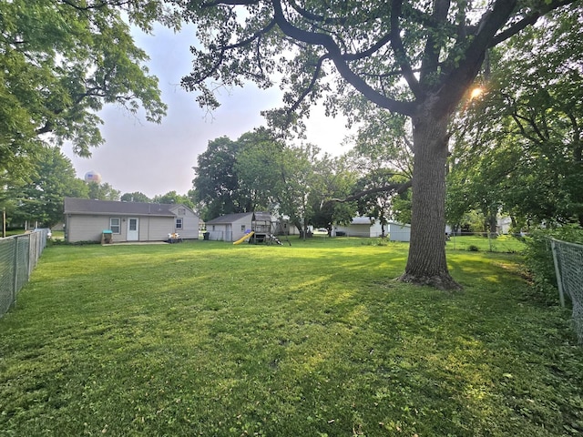 108 E Washington St, Ashkum, IL 60911 - view of yard featuring a playground