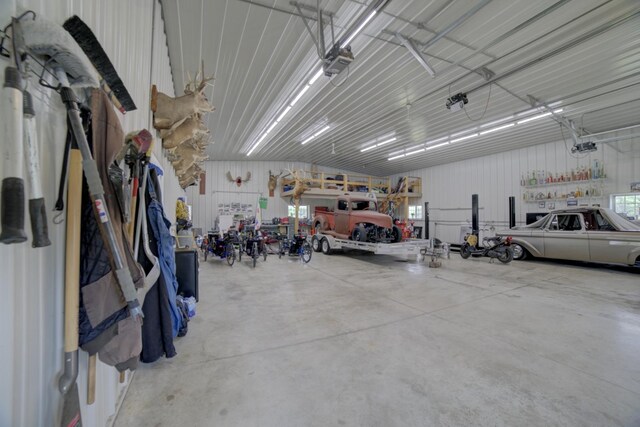 1897 N 2500 E Rd, Watseka, IL 60970 - garage featuring a garage door opener