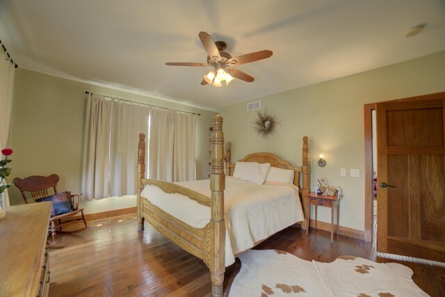 1897 N 2500 E Rd, Watseka, IL 60970 - bedroom featuring wood finished floors and ceiling fan