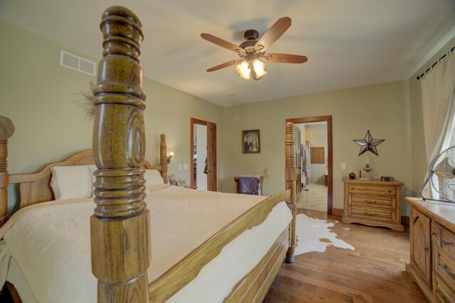 1897 N 2500 E Rd, Watseka, IL 60970 - bedroom featuring wood finished floors and a ceiling fan