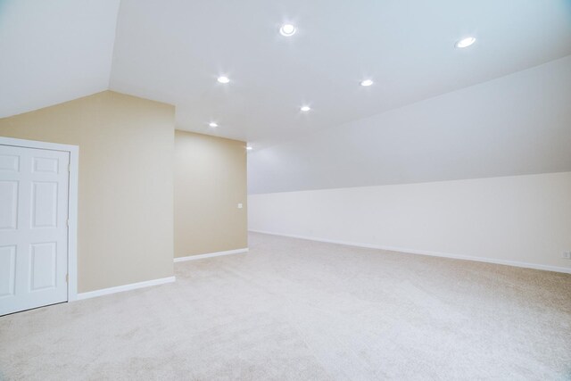 1897 N 2500 E Rd, Watseka, IL 60970 - bonus room with vaulted ceiling, carpet, and recessed lighting