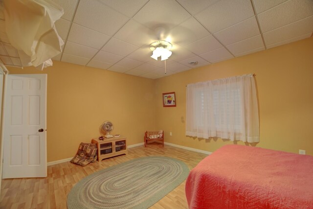 1897 N 2500 E Rd, Watseka, IL 60970 - bedroom with wood finished floors and a paneled ceiling