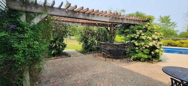 23243 S Volbrecht Rd, Crete, IL 60417 - view of patio with a pergola