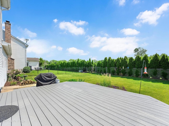 1665 Whispering Oaks Ct, West Chicago, IL 60185 - wooden deck featuring a fenced backyard